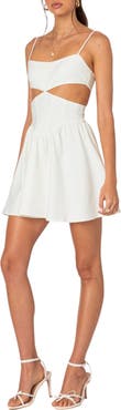 EDIKTED Ari Waist Cutout Corset Minidress