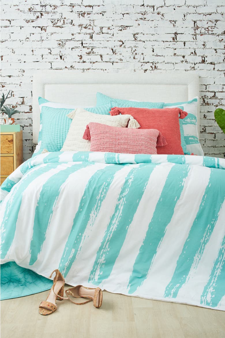 James Cotton Euro Pillow Sham, Alternate, color, Green