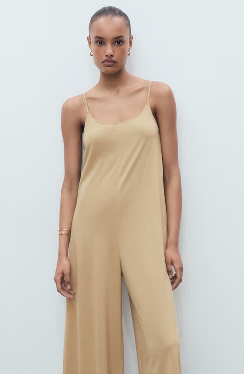 Mango Sleeveless Wide Leg Jumpsuit