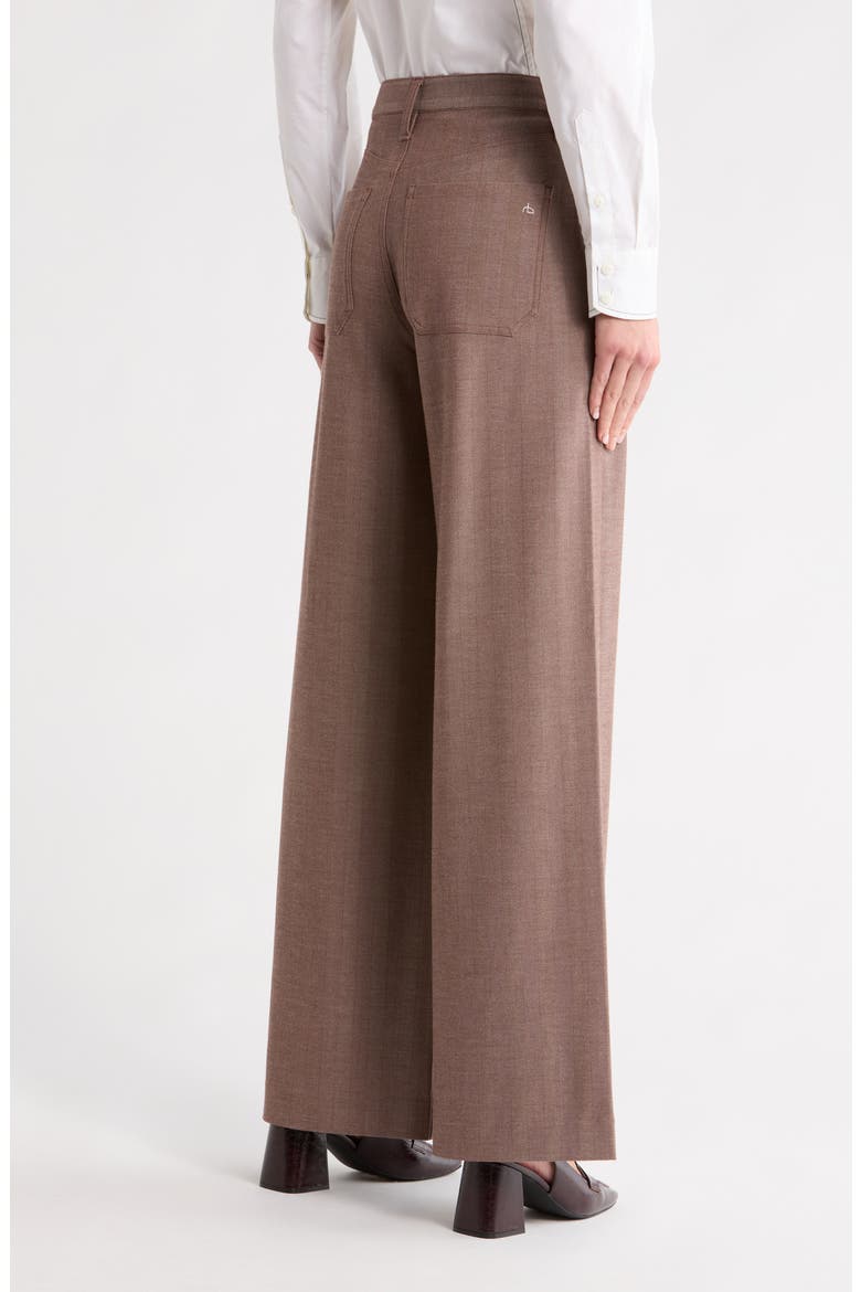 Serena High Waist Wide Leg Pants, Alternate, color, ESPRESSO