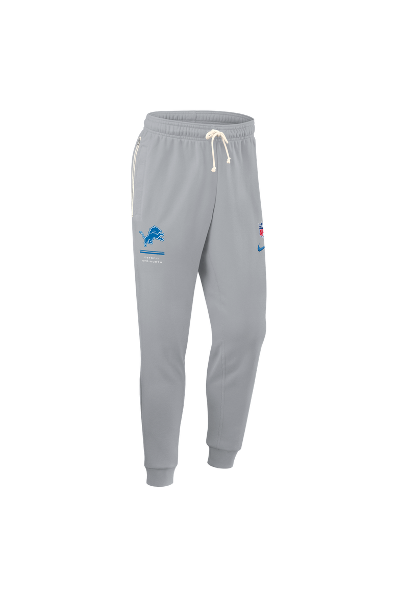 Men's Nike Gray Detroit Lions Sideline Standard Issue Touchback Kick Dri-FIT Taper Pants, Alternate, color, Gray
