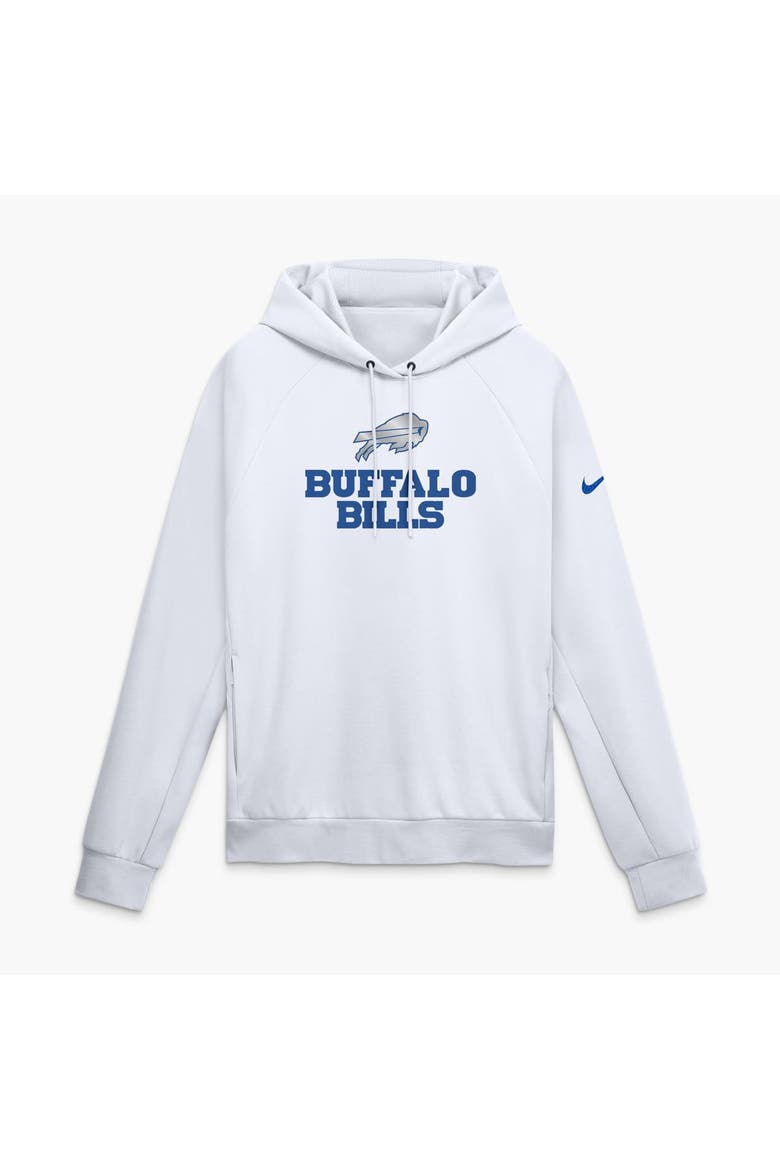 Men's Nike  White Buffalo Bills Rivalries Collection Dri-FIT Pullover Hoodie, Main, color, White