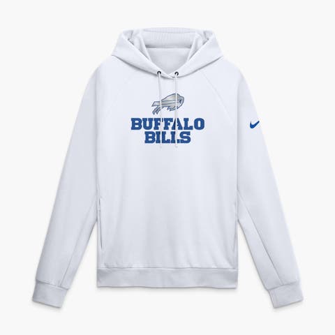 Men's Nike  White Buffalo Bills Rivalries Collection Dri-FIT Pullover Hoodie