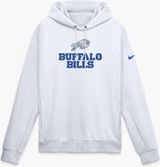 Nike Men's Nike  White Buffalo Bills Rivalries Collection Dri-FIT Pullover Hoodie