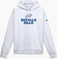 Nike Men's Nike  White Buffalo Bills Rivalries Collection Dri-FIT Pullover Hoodie