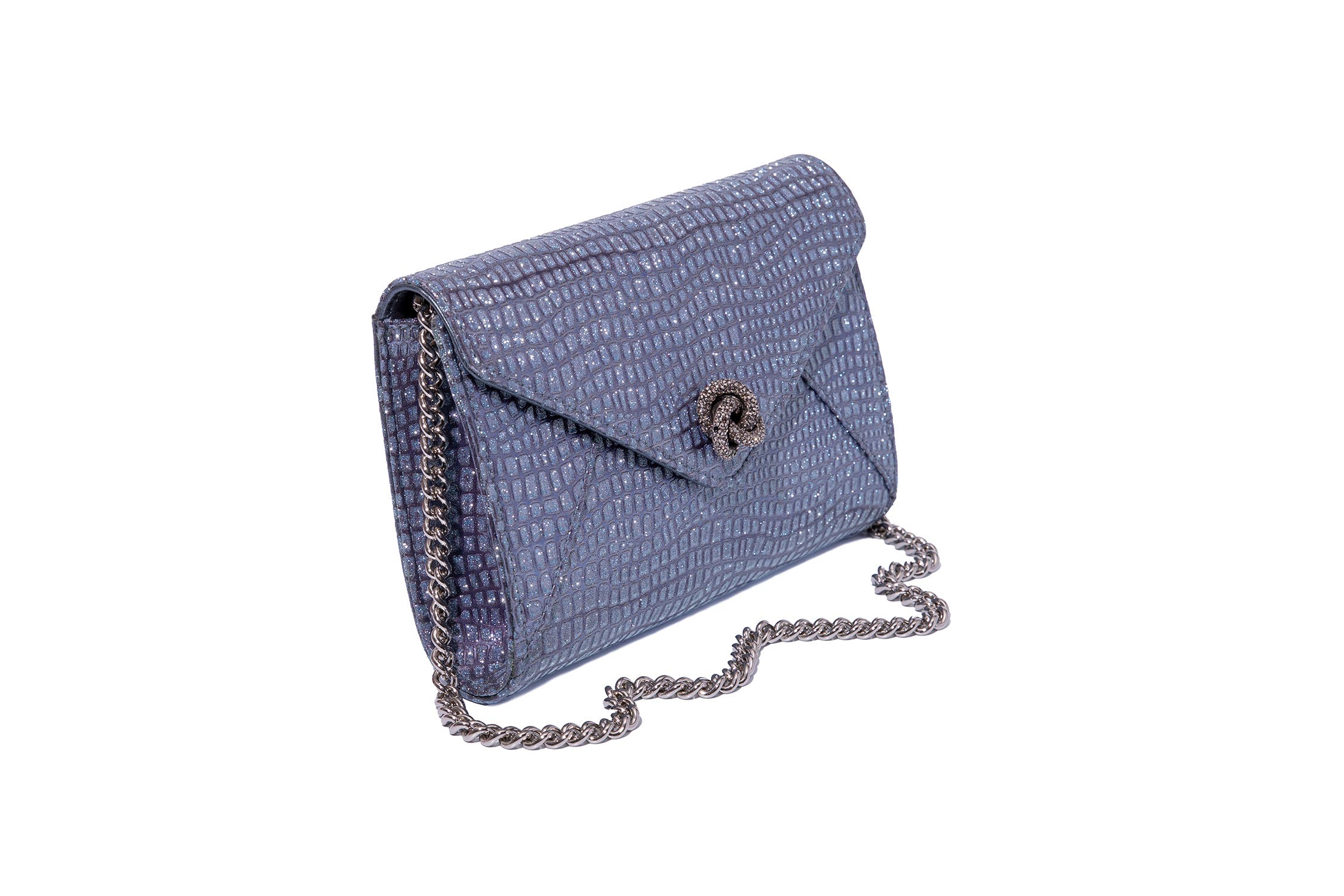 The Mini Frieda Clutch, Alternate, color, Slate Blue