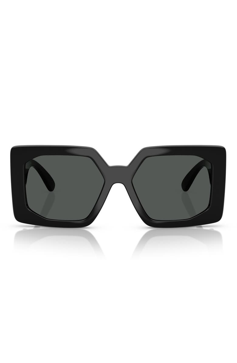 Versace 55mm Square Sunglasses, Main, color,