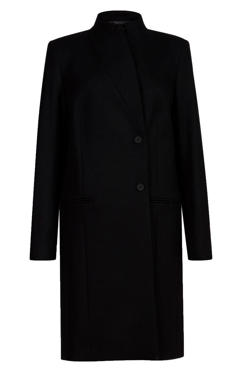 AllSaints Sidney Wool Blend Coat, Alternate, color,