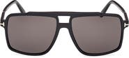 TOM FORD Kemp 59mm Navigator Sunglasses