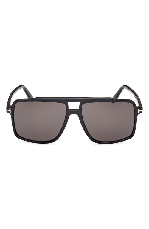 Tom Ford Kemp 59mm Navigator Sunglasses