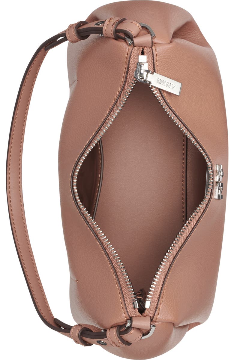 DKNY Remy Faux Leather Shoulder Bag, Alternate, color, Hot Cocoa