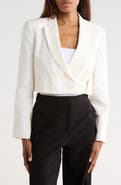 TWP Hunter Linen Crop Blazer
