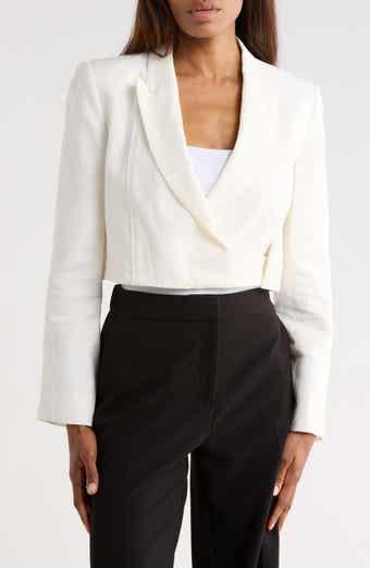 TWP Hunter Linen Crop Blazer