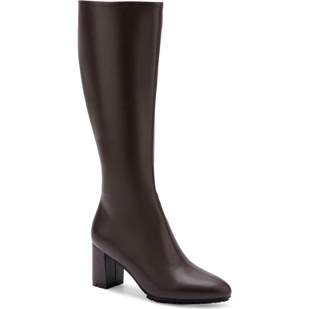 Aerosoles Brynn Block Heel Boot In Brown