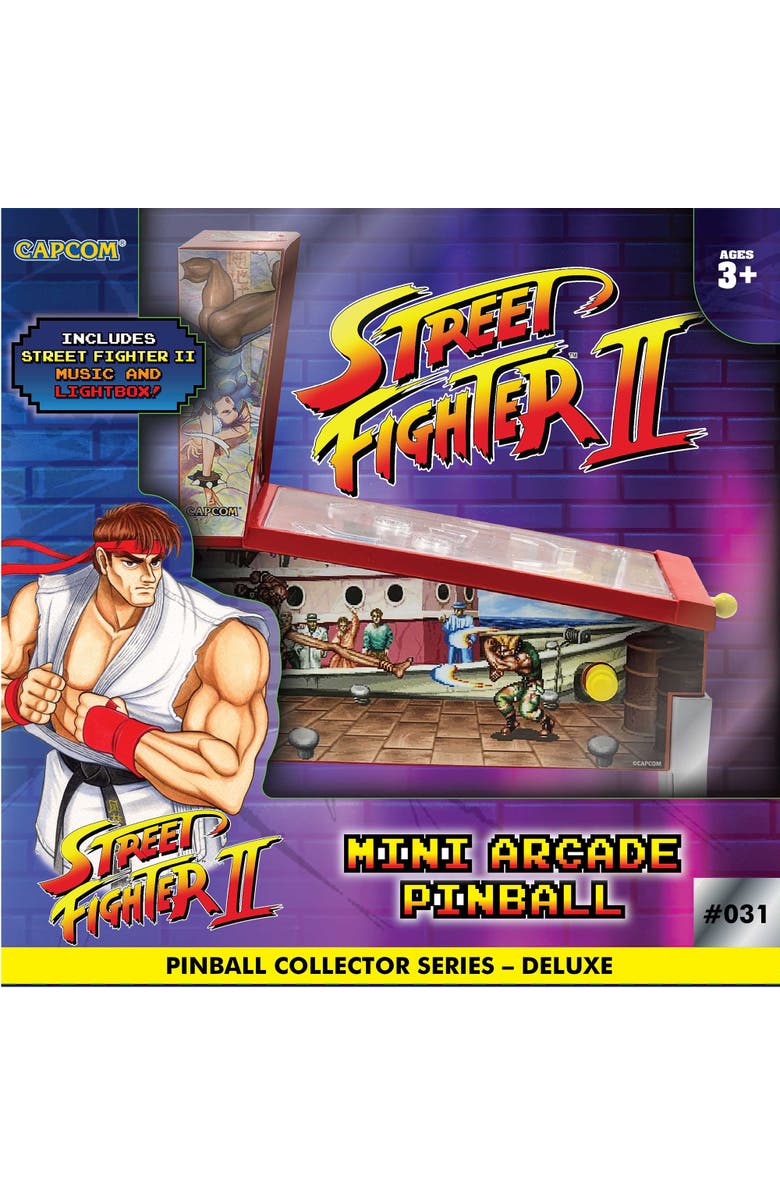 Street Fighter Mini Arcade Pinball, Collector Series, 3+, Alternate, color, Multicolored