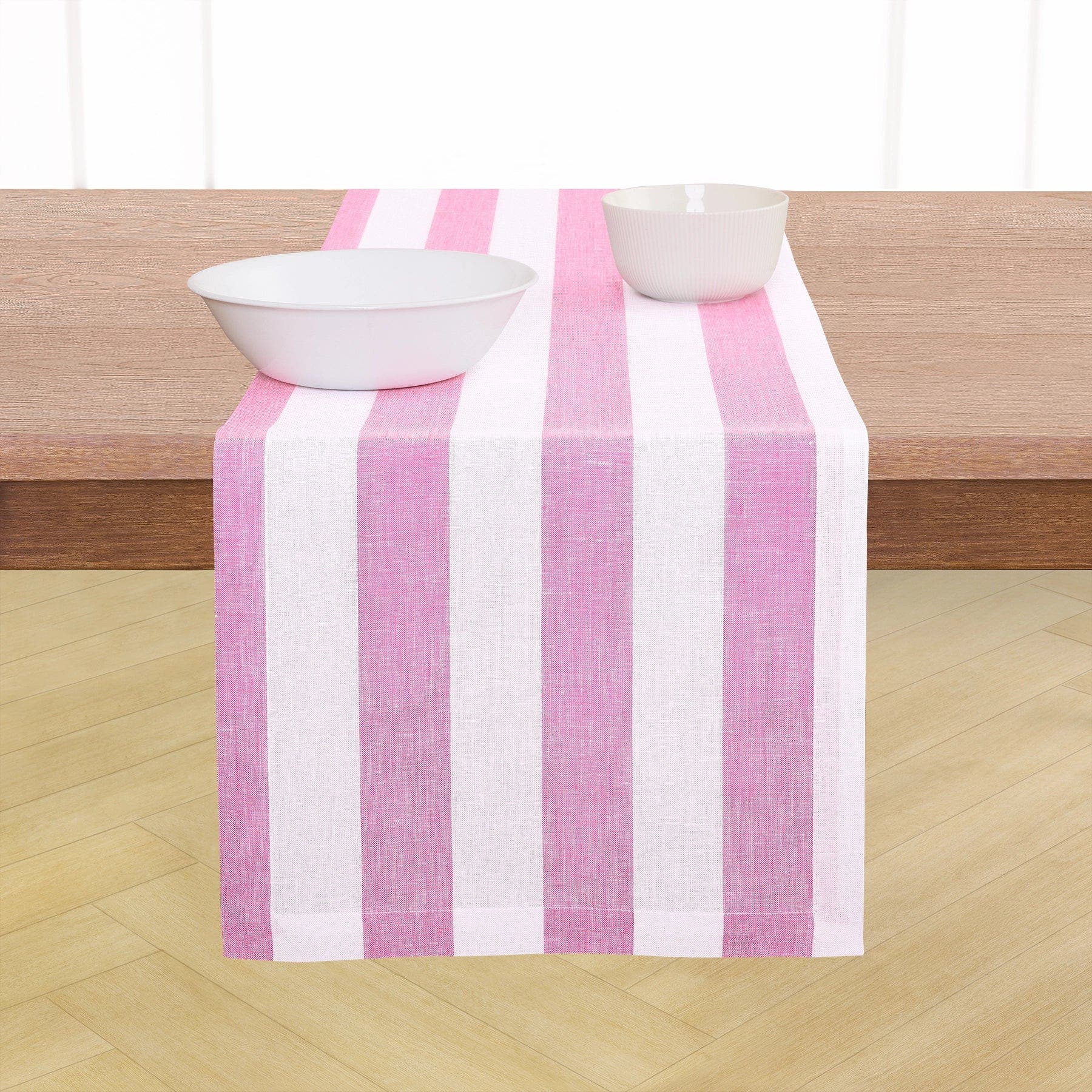 Pink and White