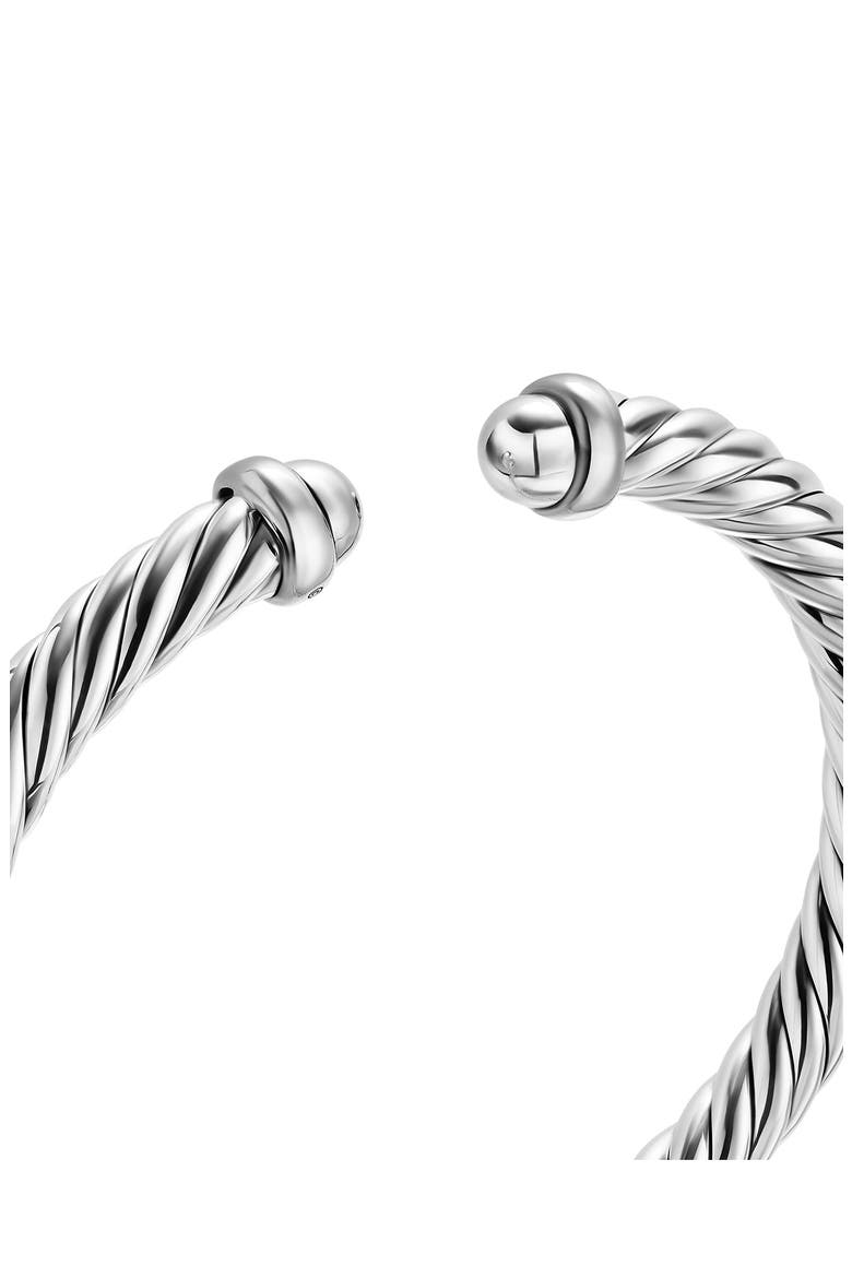 Cable Flex Bracelet, 6mm, Alternate, color, SILVER