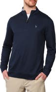 TailorByrd Modal Blend Quarter Zip Polo