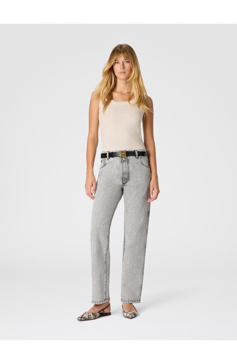 Missoni Five-pocket Mid-rise Bleached Denim Pants, Alternate, color, 