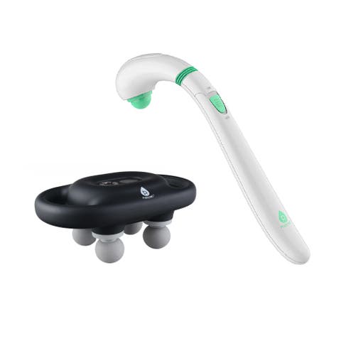 9-Speed Massage Gun & Portable Handheld Massager Bundle