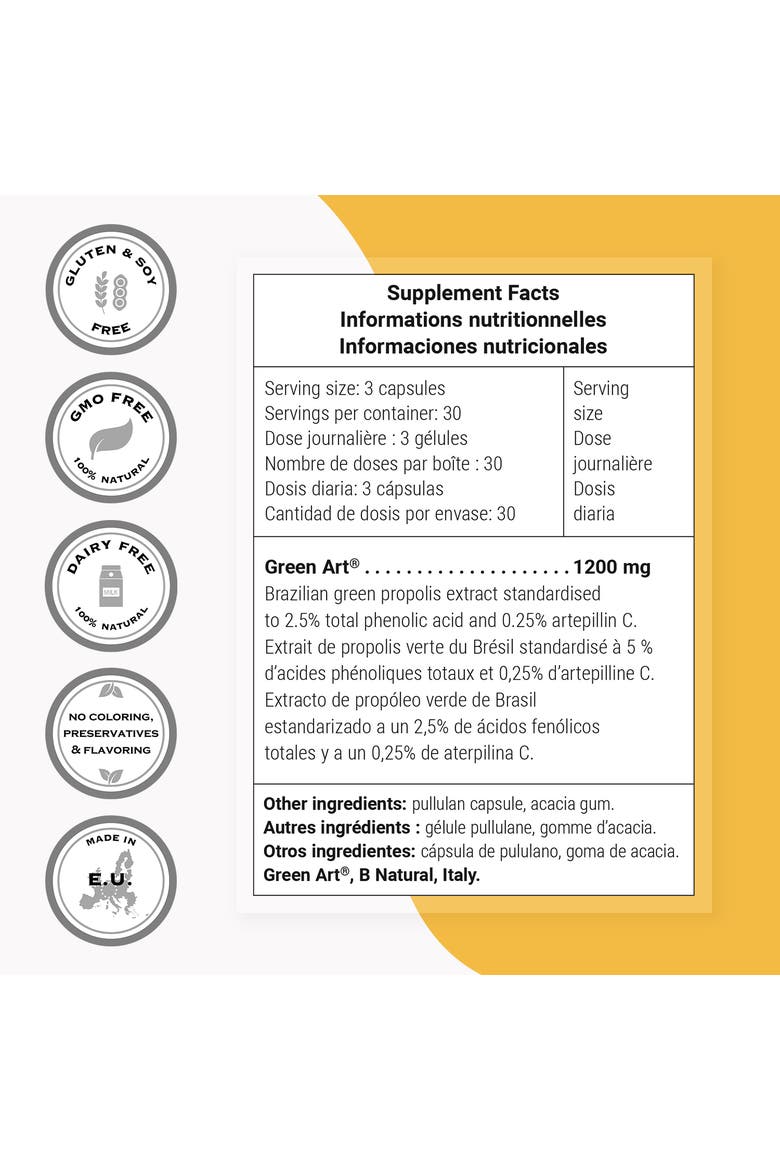 Green Propolis 1200mg, Alternate, color, None