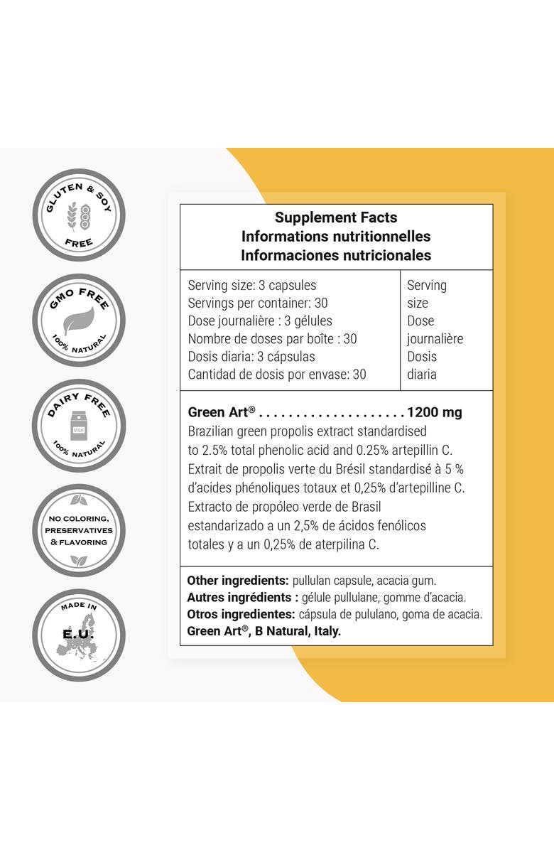 SuperSmart Green Propolis 1200mg, Alternate, color, NO COLOR
