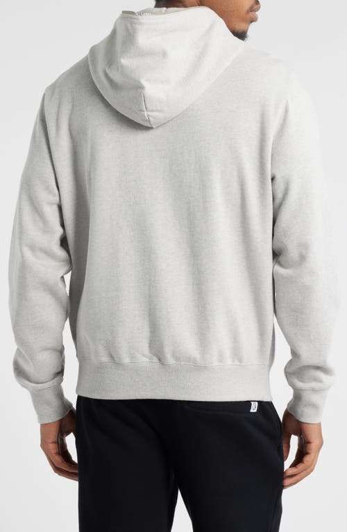 Billionaire Boys Club Bb Hmu French Terry Zip Hoodie In Heather Grey