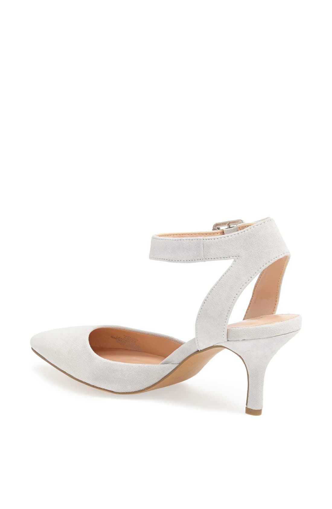 Julianne Hough for Sole Society 'Olyvia' Pointed Toe Pump, Alternate, color, SILVER SCONCE