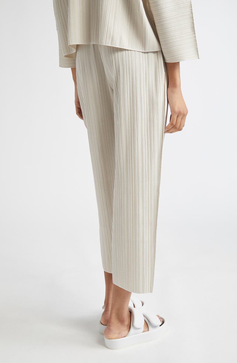 Pleats Please Issey Miyake A-POC Crop Pants, Alternate, color,