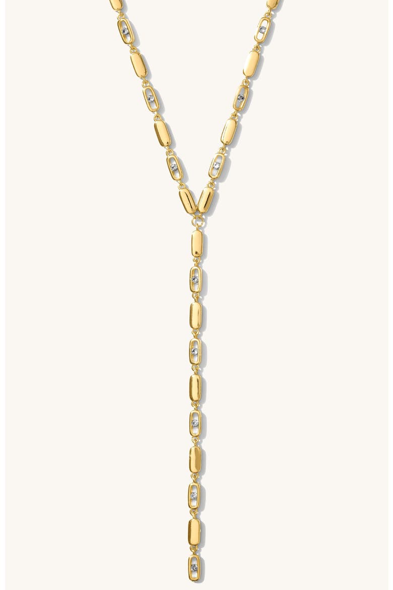 Nellie Lariat Necklace, Main, color, Gold