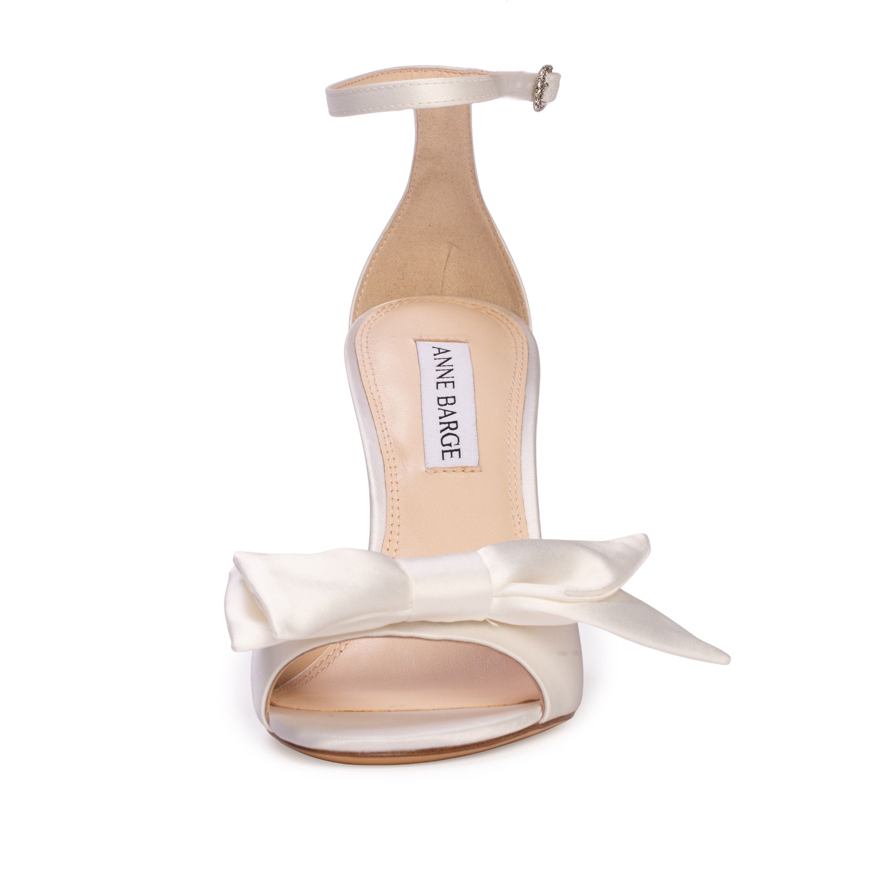 Gala Sandal, Alternate, color, White satin