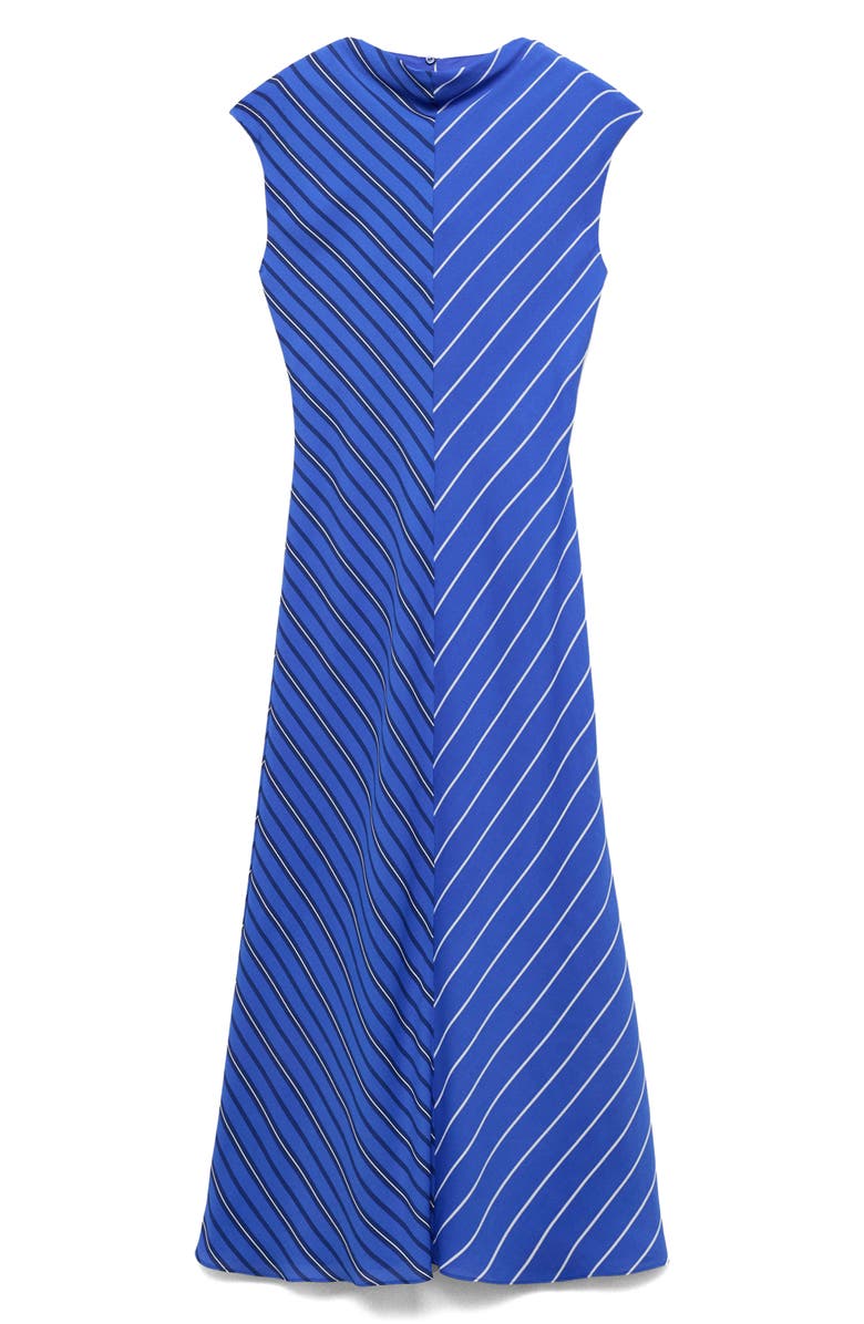 MANGO Chevron Stripe A-Line Dress, Alternate, color,