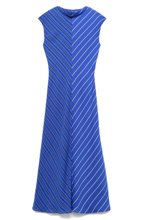 Mango Chevron Stripe A-line Dress