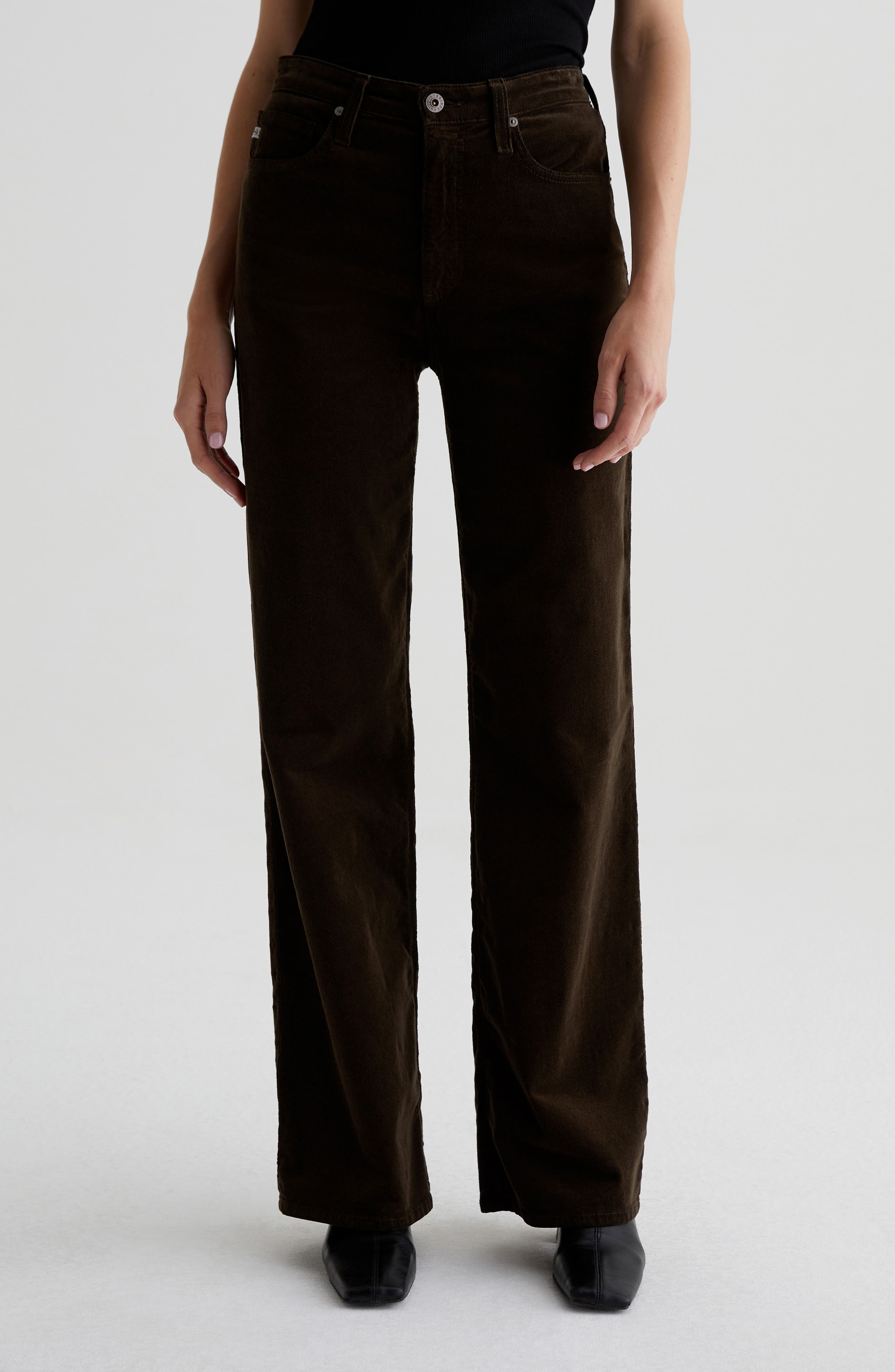 AG Kora High Waist Wide Leg Corduroy Jeans
