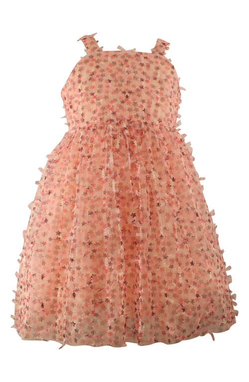 Popatu Kids' Star Mesh Tulle Dress In Pink