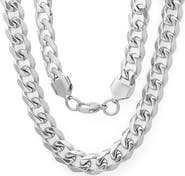 STEELTIME Men's Heavy Curb Chain Necklace