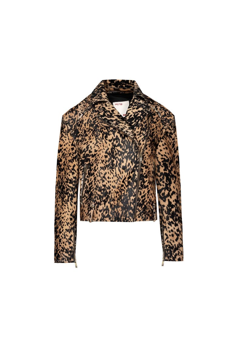 PCFG Your *Itch Kangaroo Leather Jacket, Alternate, color, Leopard