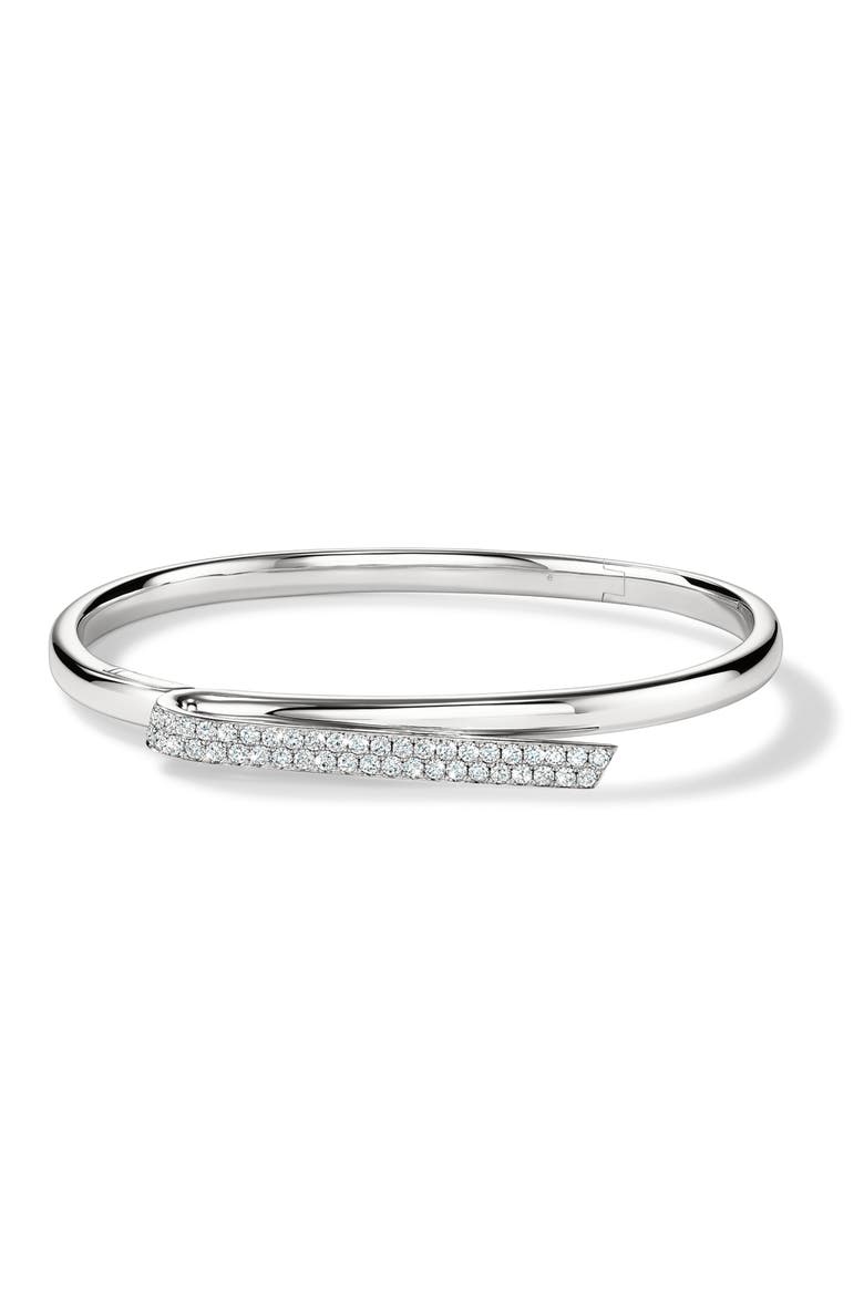 INSIDE/OUT 18K Gold Diamond Flip Bangle, 0.80ct., Main, color, WHITE GOLD