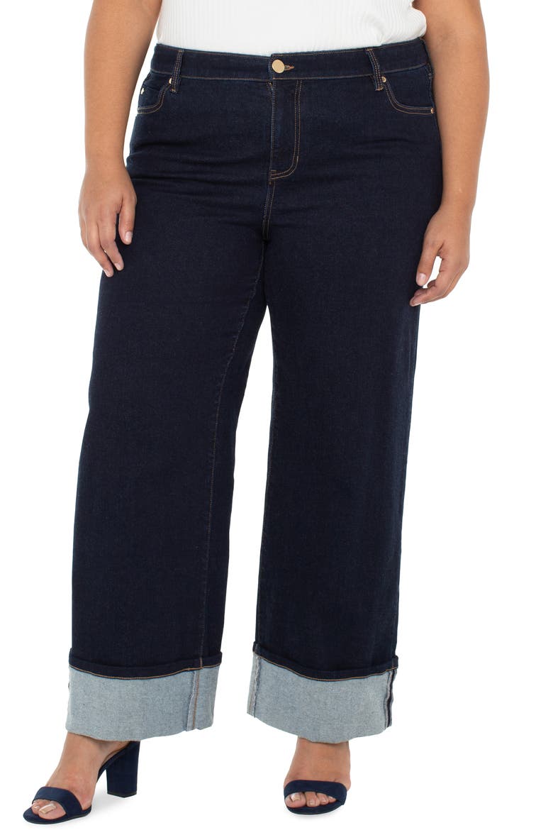 Morgan Wide Leg Jeans, Main, color, INDIGO RINSE