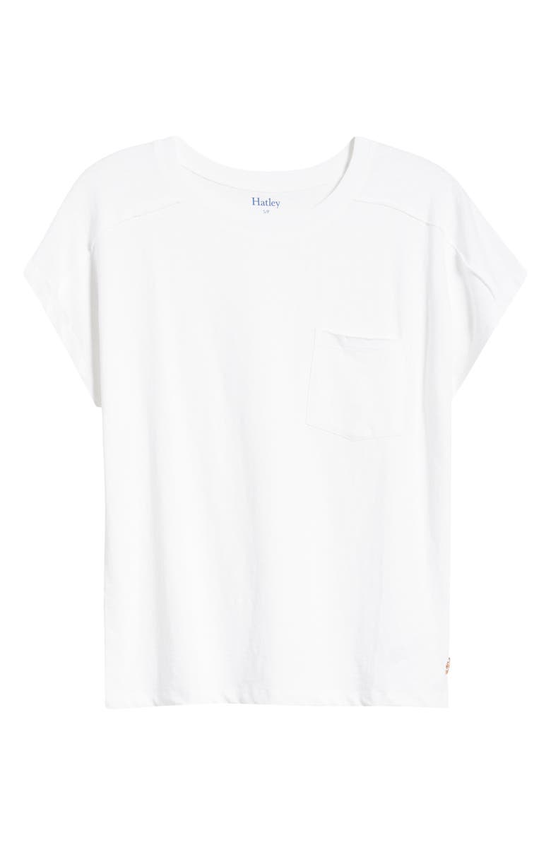 Hatley Cotton & Linen Pocket T-Shirt, Alternate, color,