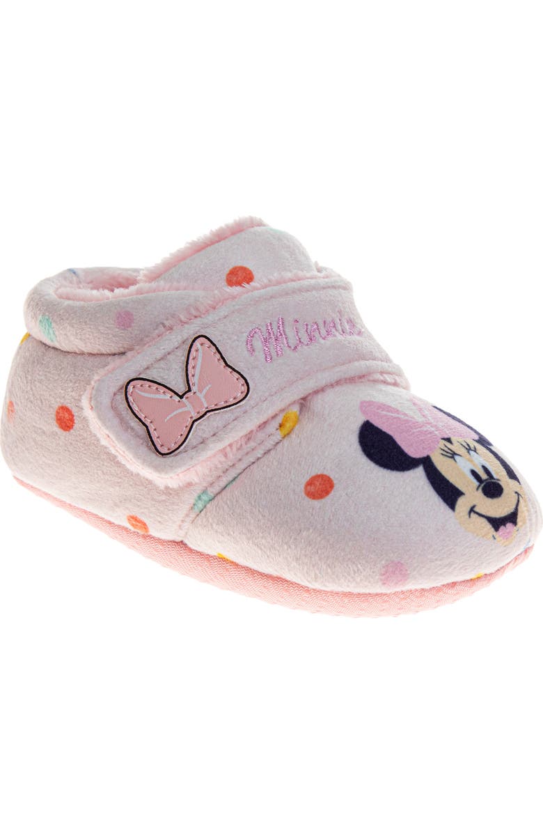 JOSMO Disney Minnie Mouse Crib Shoe, Main, color, Pink