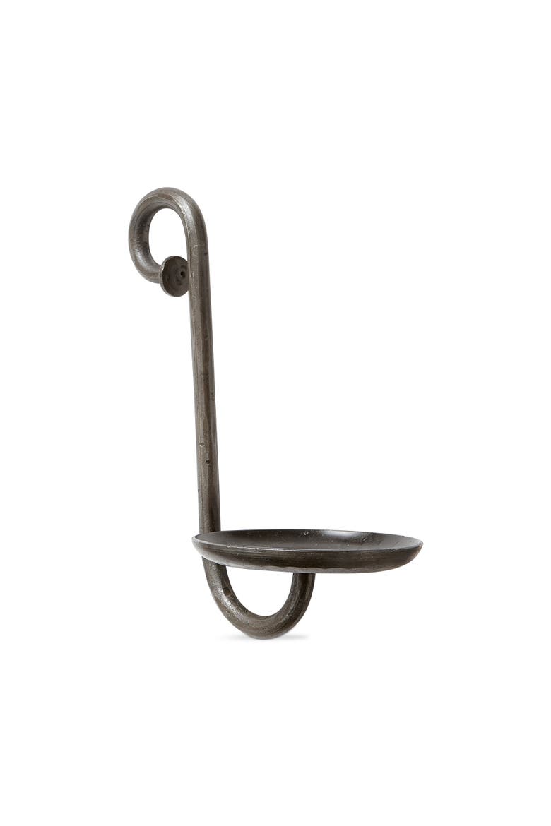 Rustic Black Iron S Hook Candle Holder for Summer Decor, Main, color, Black