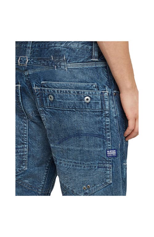 G-star Origins Bend 3d Loose Fit Jeans In Worn In Blue Creek