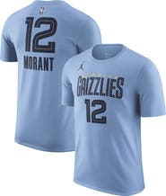 Jordan Brand Men's Jordan Brand Ja Morant Light Blue Memphis Grizzlies 2022/23 Statement Edition Name & Number T-Shirt