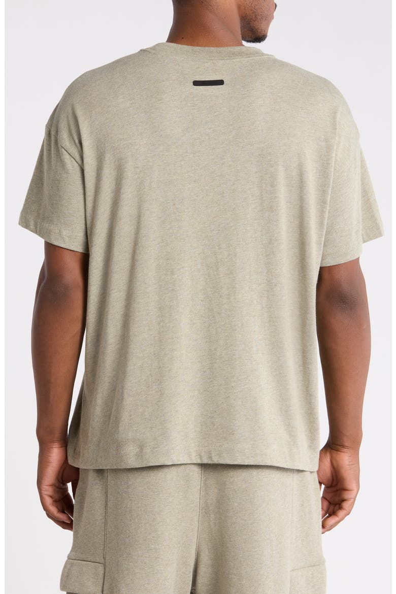 Essential Cotton Blend T-Shirt, Alternate, color, SEAL HEATHER