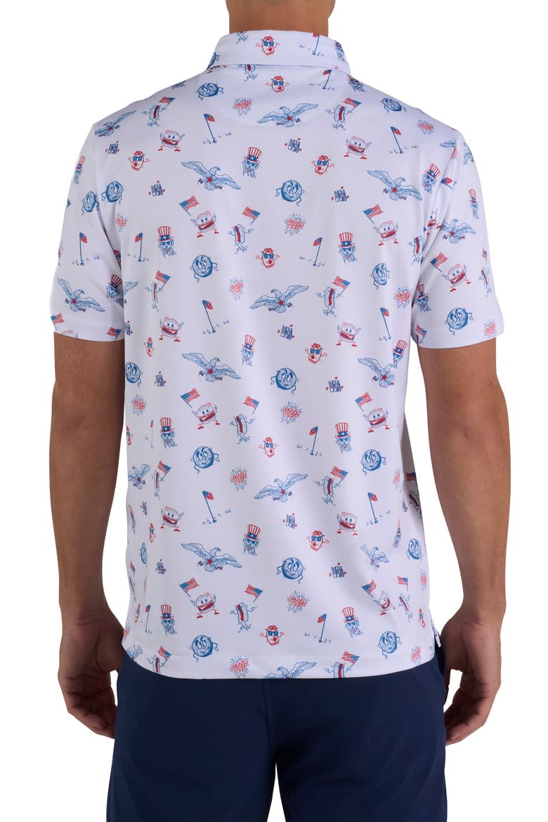 Core Performance Polo, Alternate, color, USA ALL DAY LETS PLAY