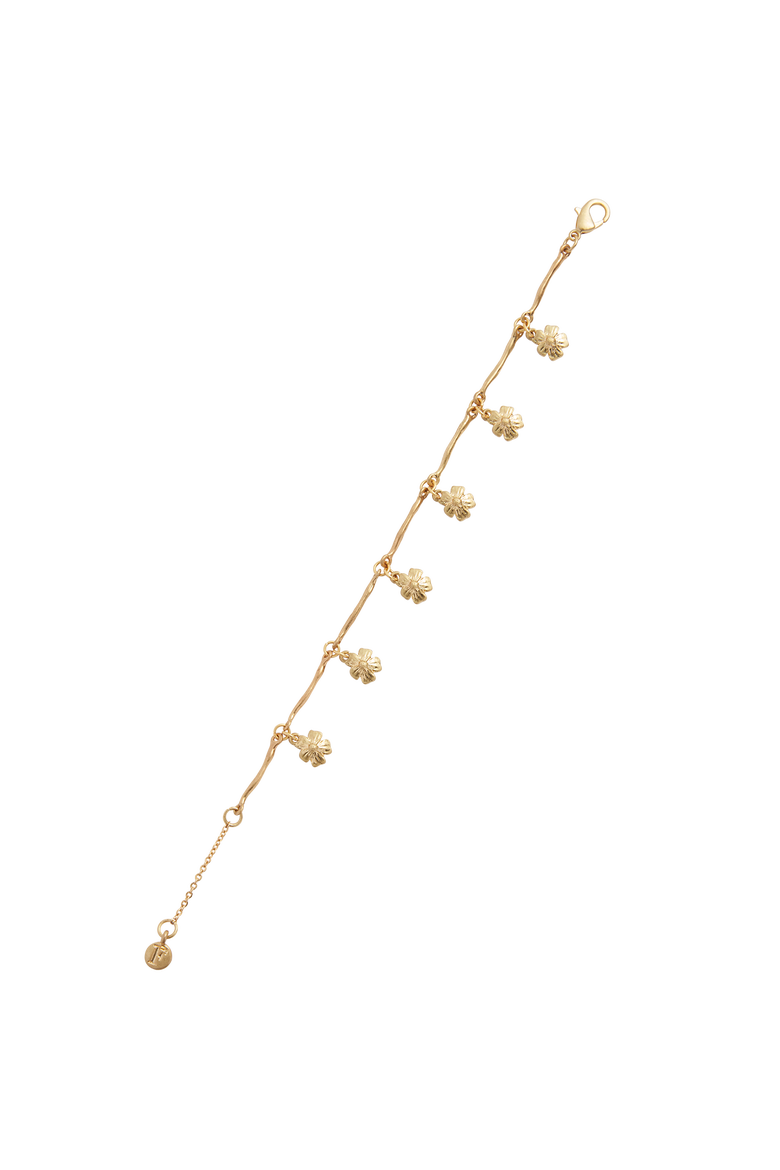Forget-Me-Not Bracelet, Alternate, color, Blue & Gold