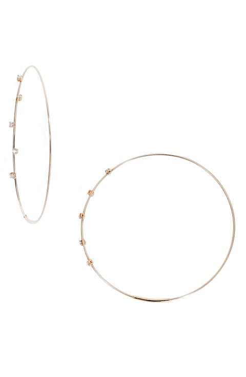 Diamond Hoop Earrings (Online Trunk Show)