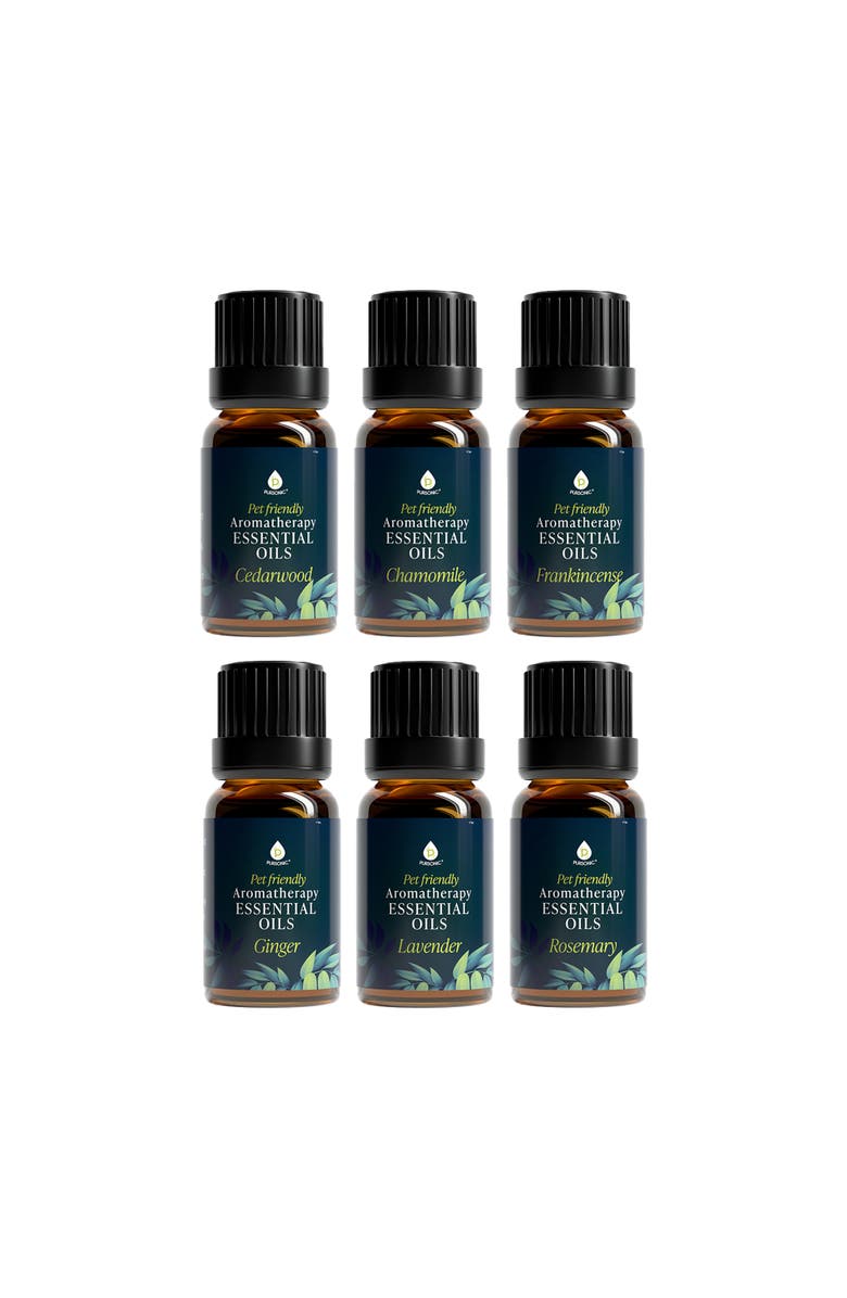 PURSONIC 6 Pack Pet friendly Essential oil, Alternate, color, Green