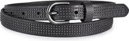 OLD TREND Stud Genuine Leather Slim Studded Everyday Belt